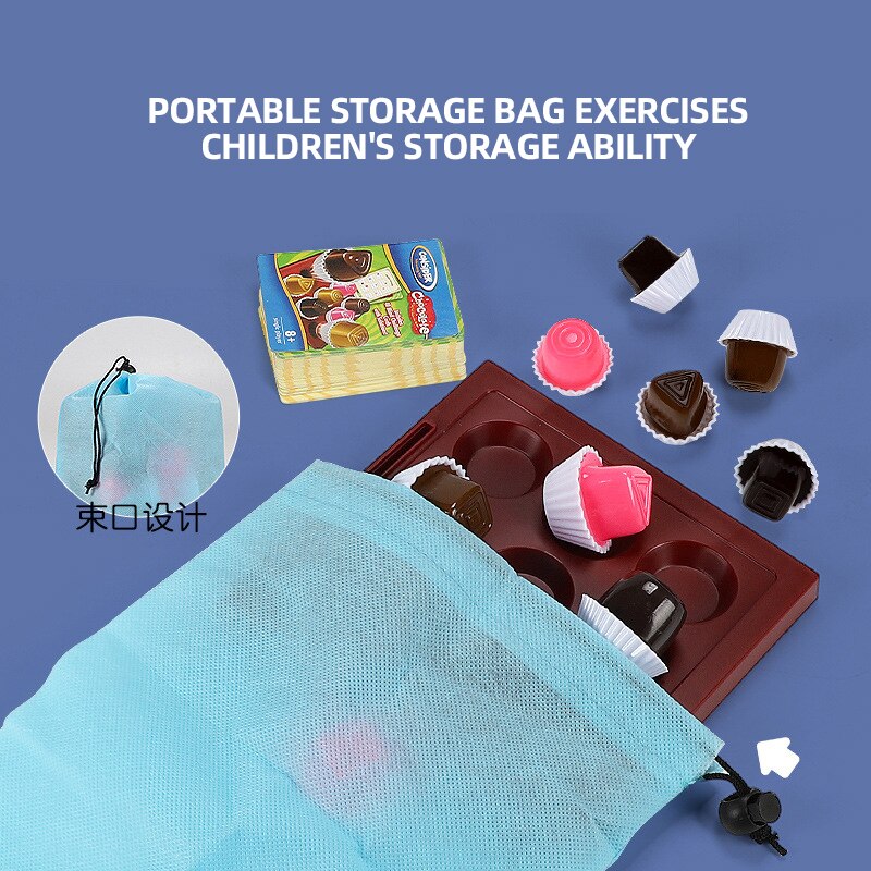 Children chocolate puzzle game chess intelligence chocolate puzzle parent-child interactive board game early education toy. 