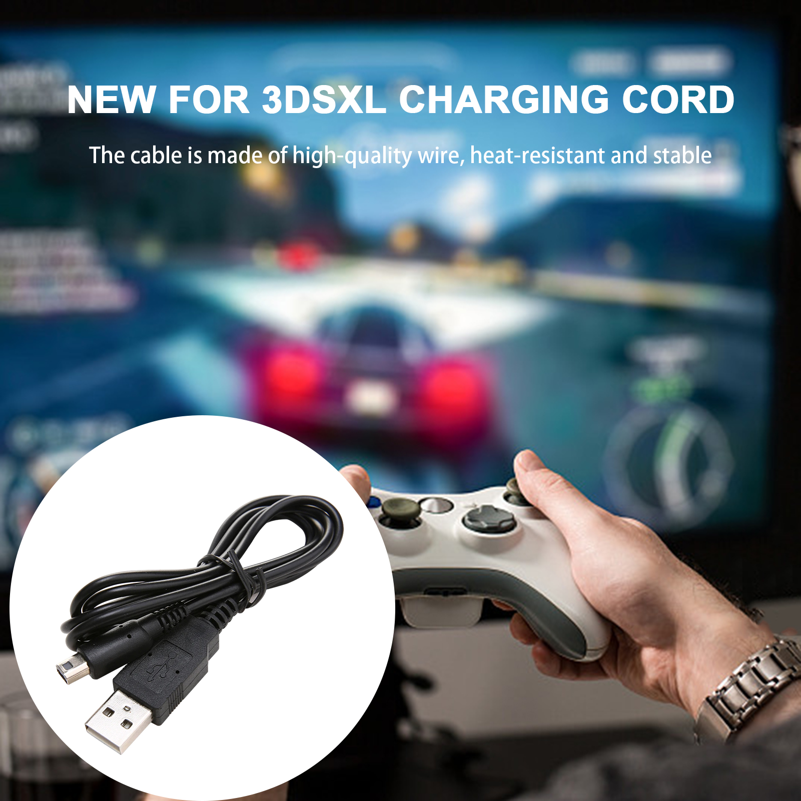 Charging Cable for Dsi High-quality Usb Charging Cable for Nintendo Dsi Ndsi 3ds 2ds Xl/ll Fast Charging Game Power Line Compatible with New 3dsxl/3dsll 2dsxl 2dsll Durable Reliable New 3dsxl Charging. 
