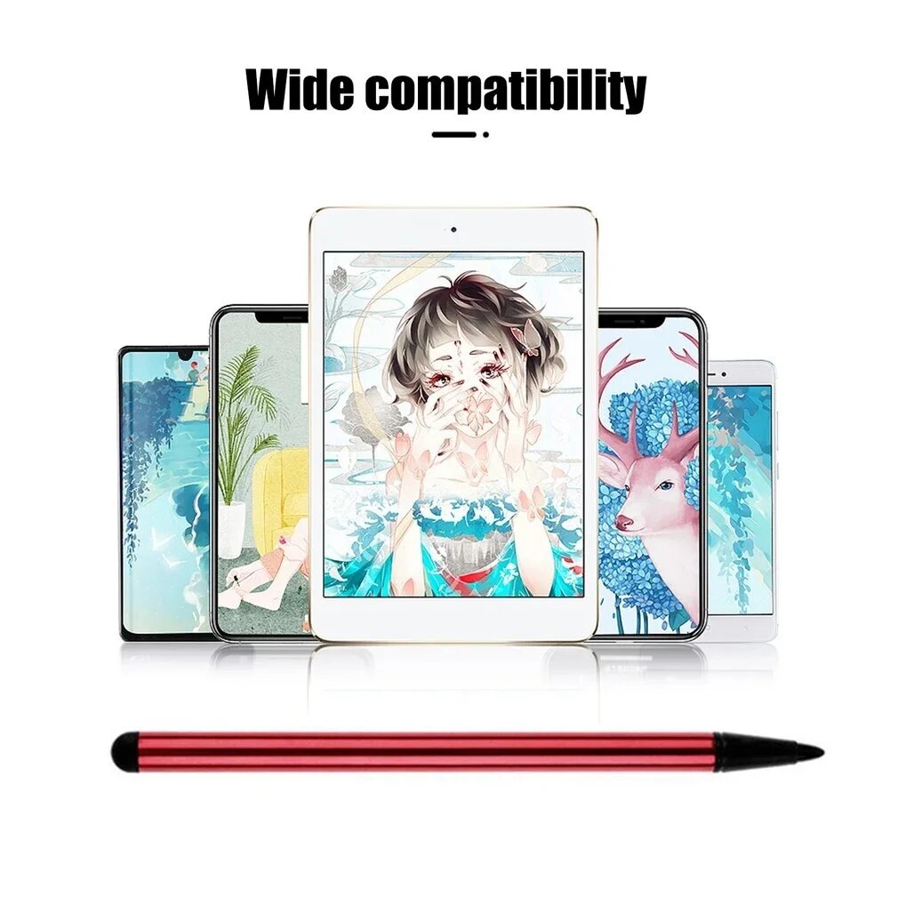 Dual-Purpose Stylus Pen For Samsung Galaxy Tab A9 Plus 11 inch 2023 Tab S9 FE Plus 12.4 S9 S8 Plus S7 FE A8 A7 S6 S7 Lite Pencil. 
