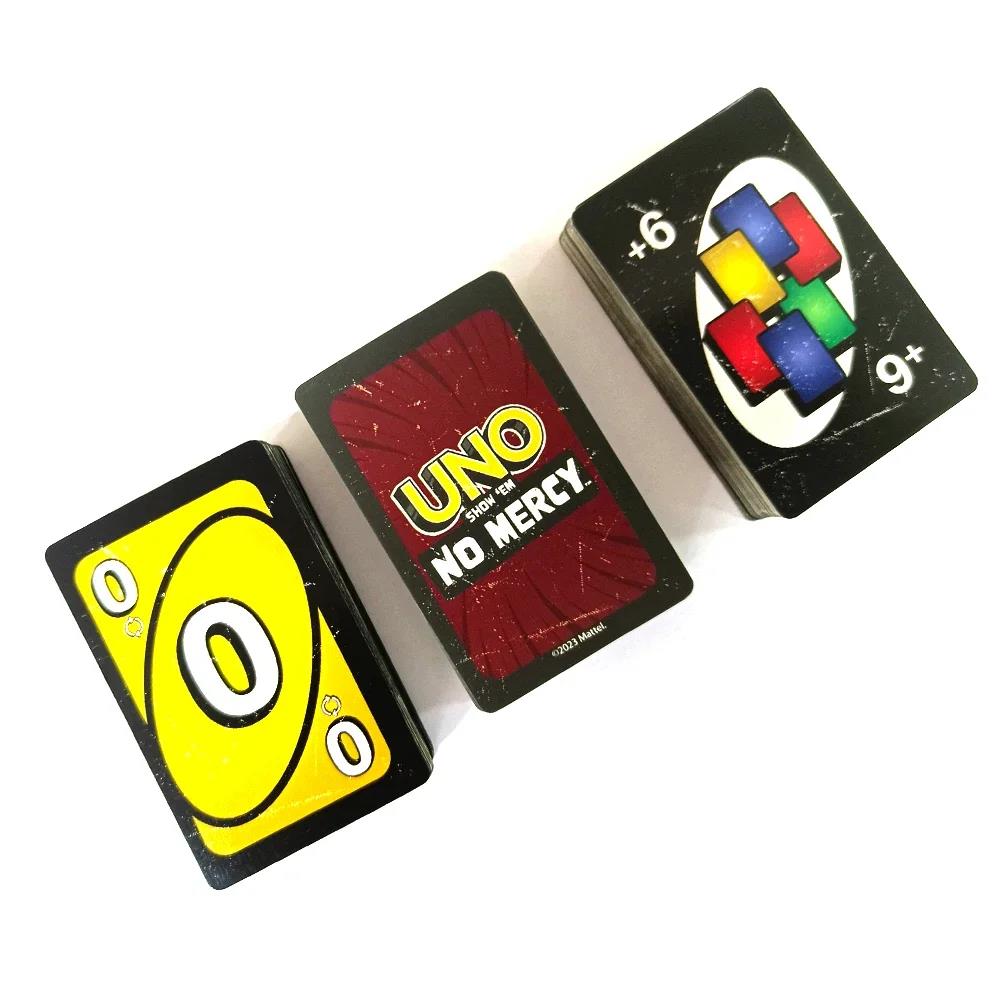 new uno no mercy card game Anime Cartoon Board Game Pattern Family Funny Entertainment uno no mercy game uno Card Game Christma. 