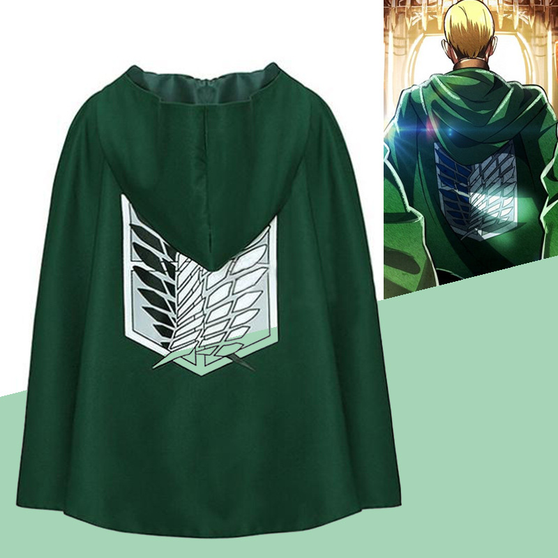 Attack on Titan Survey Corps Captain of Liberty Cloak Cloak Cosplay Costume in stock
