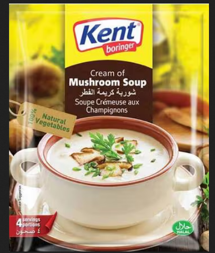 KENT BORINGER CREAM OF MUSHROOM SOUP (TUREY) - 68g*5pcs=340g