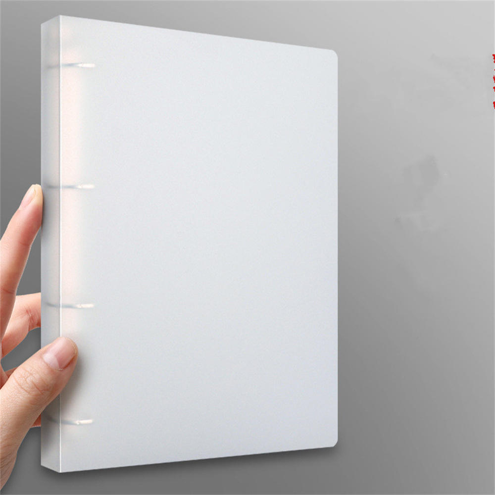 Plastic A4 Binder folder Multi-Pocket 4-Hole Waterproof D-Ring Folder Office File Binder for Office Organization School. 