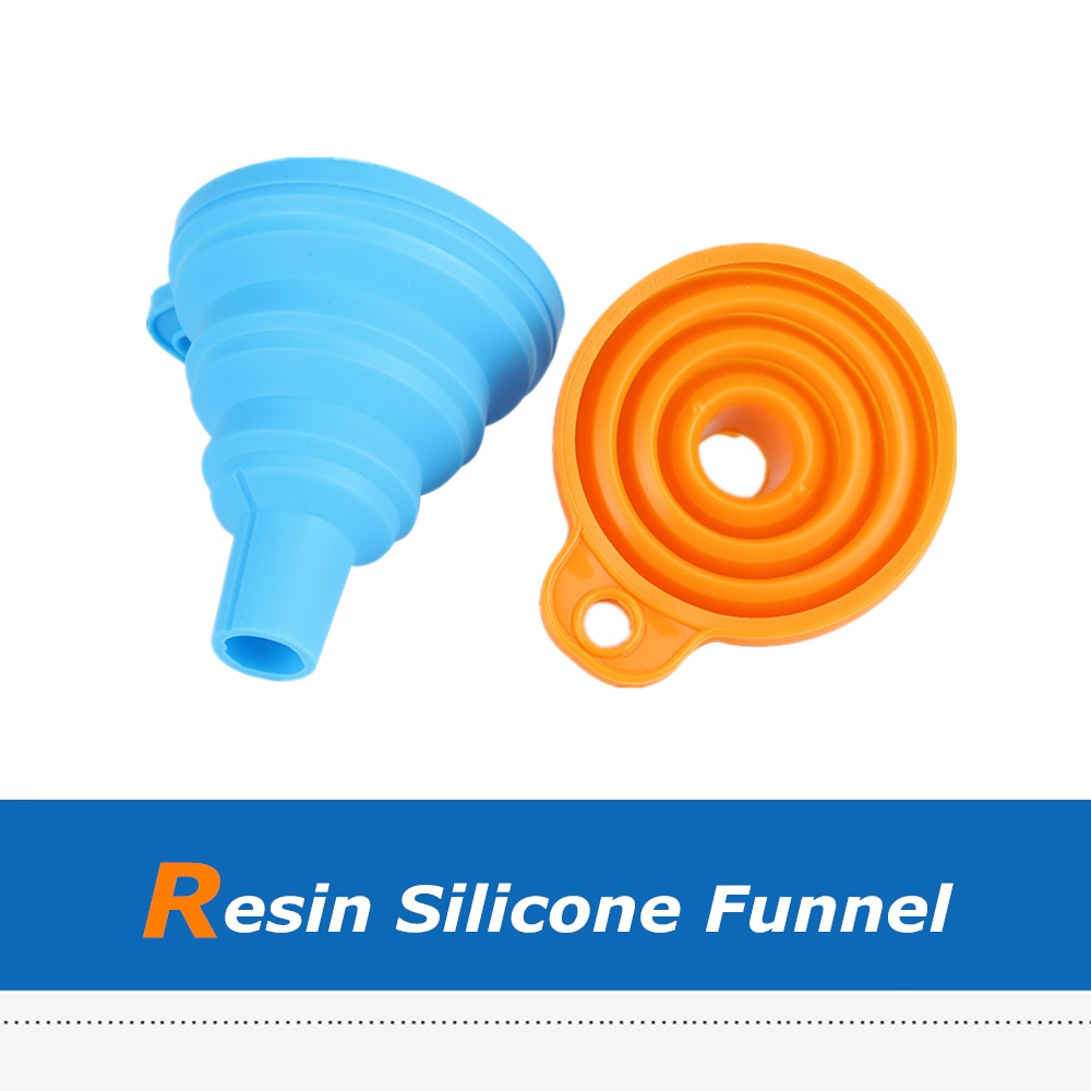 【3C VictoryEagle】2pcs Resin Silicon Funnel Resin Filament for Anycubic Photon D7 DLP SLA UV 3D Printer Parts. 