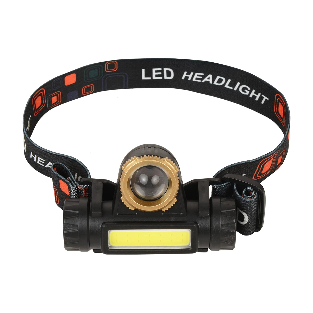 Rechargeable head lamp with usb charging high power