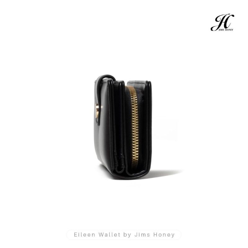 JIMSHONEY Eileen Wallet Jims Honey Women's Wallet Zipper Folding Wallet Medium Size. 