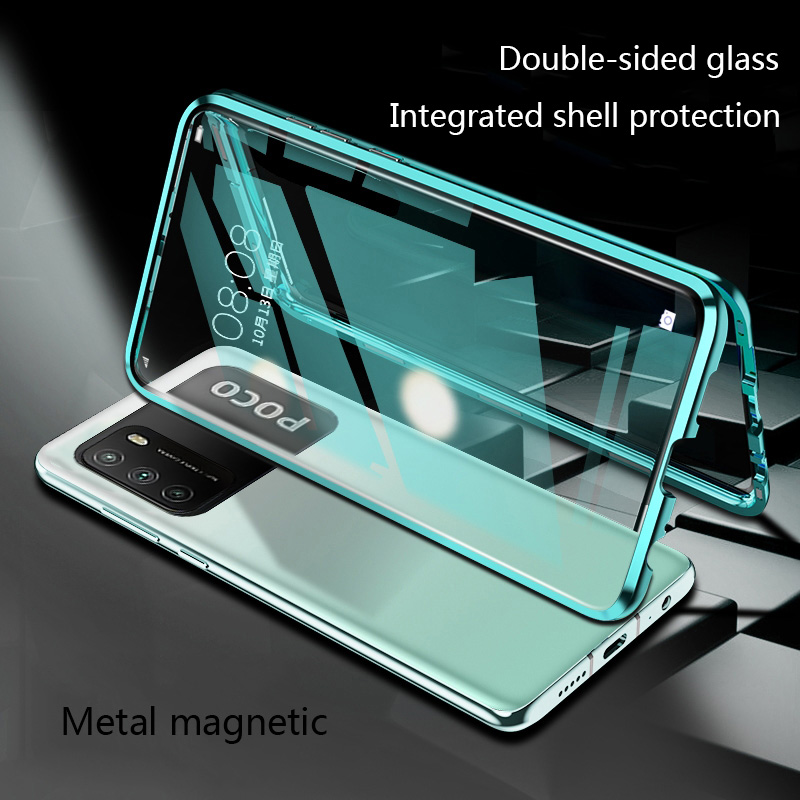 Biruiqu For Xiaomi Pocophone M3 Poco M3 Magnetic Absorption Case