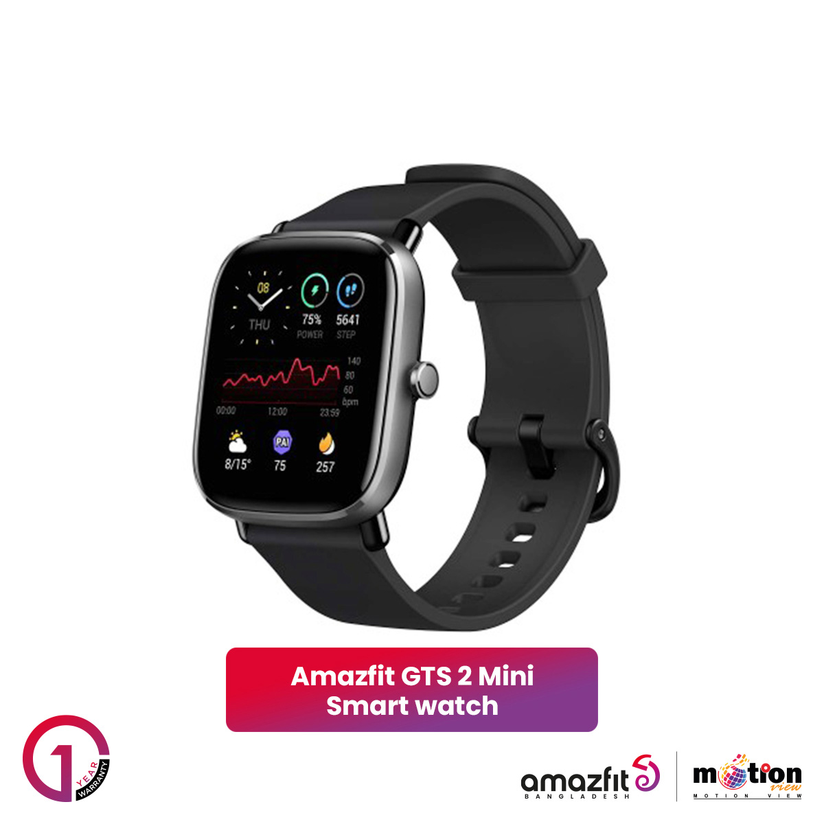 Amazfit GTS 2 Mini Smart Watch Global Version- Black: Buy Online at Best  Prices in Bangladesh | Daraz.com.bd