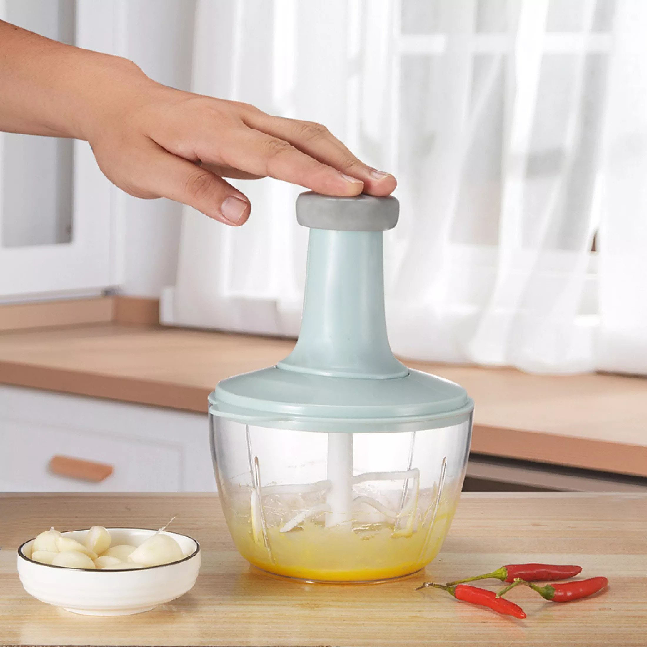 Hand-pushing coocker multi-function hand-pushing coocker. 
