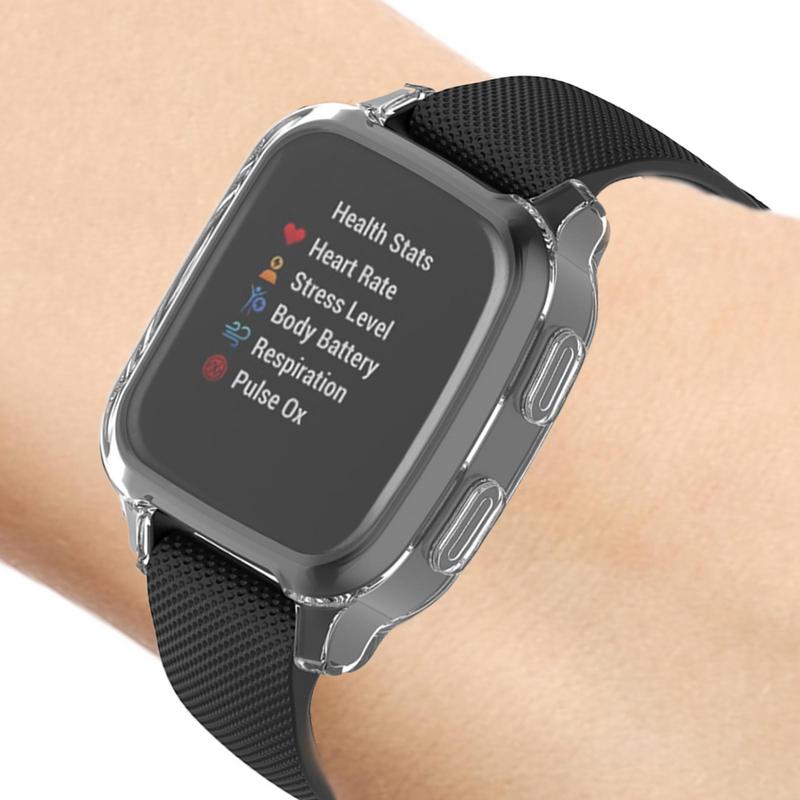Protection Case For Garmin Venu SQ Smart Watch Plating TPU Soft Cover Full Screen Protector Shell For Garmin Venu Sq 2 Case. 