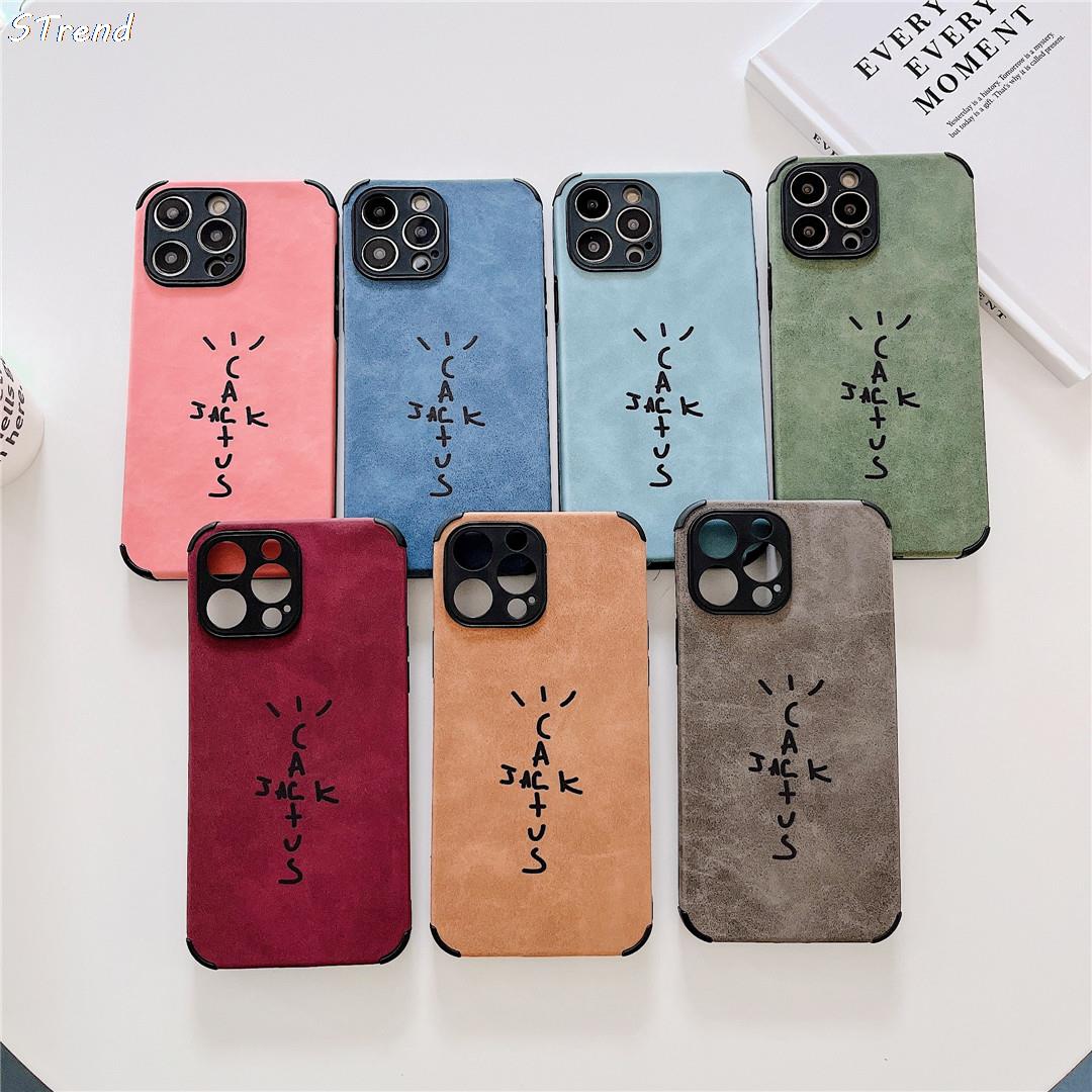 Luxury English ASTRO Cactus Cactusjack Phone Case For iPhone 11 12 13 14 15 Pro Max 7 8 Plus X XS XR Anti-fur Suitcase Cover