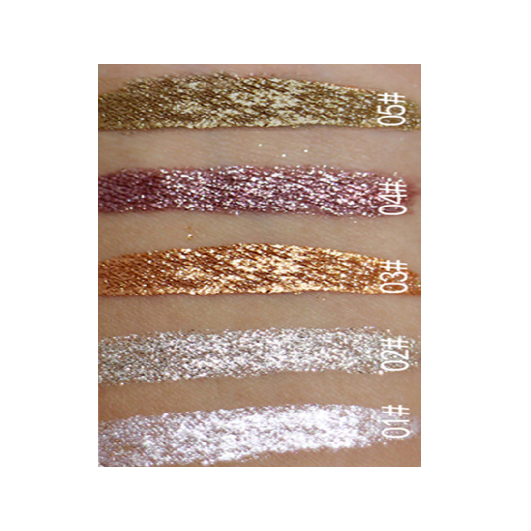 Flare 2 In 1 Glitter Eyeliner & Eyeshadow, Professional Makeup Glitter for Eyes (5 pcs Set) 𝗔𝘂𝘁𝗵𝗲𝗻𝘁𝗶𝗰. 