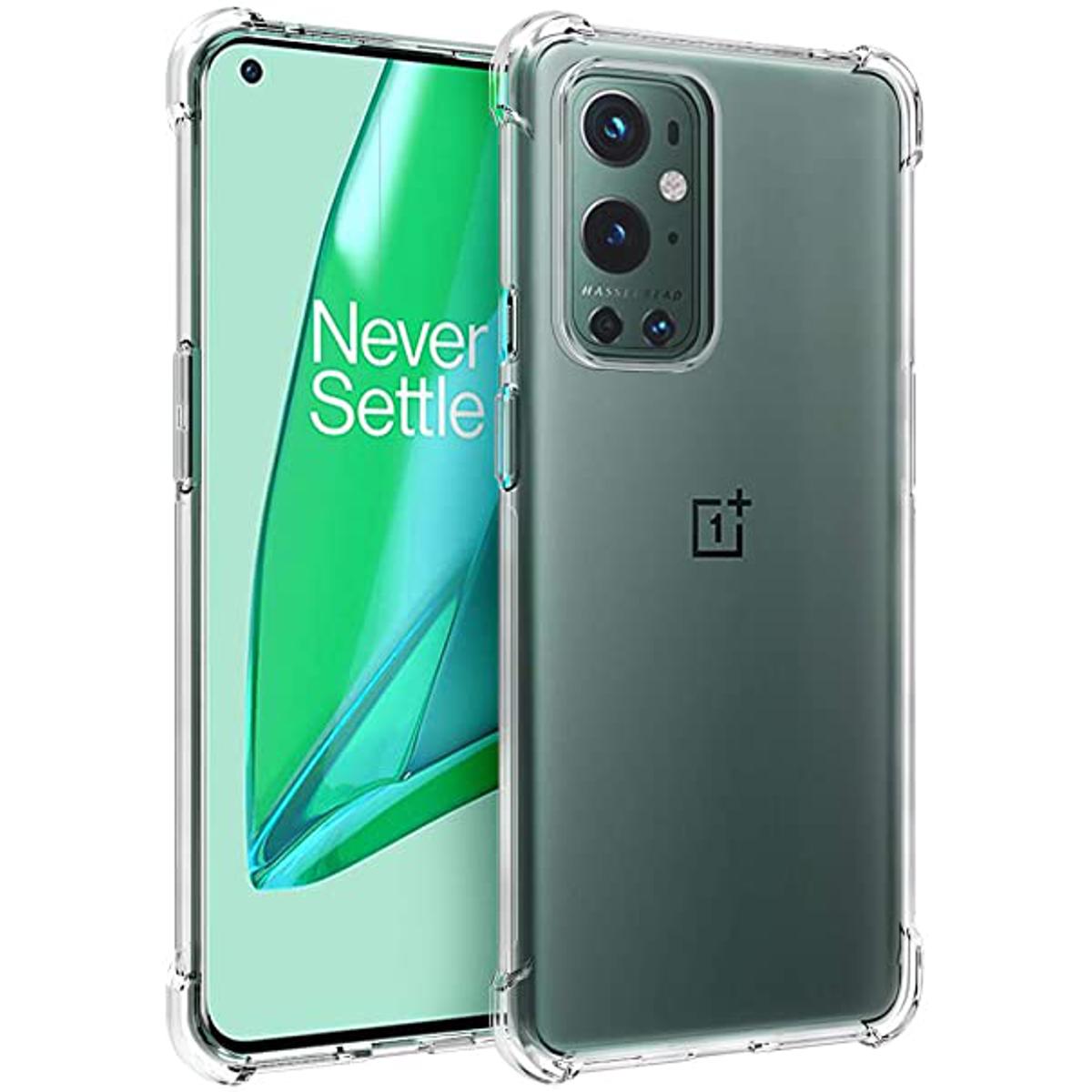 OnePlus 9 Pro Transparent 6D Crystal Silicone Case - Anti-Shock Clear Cover