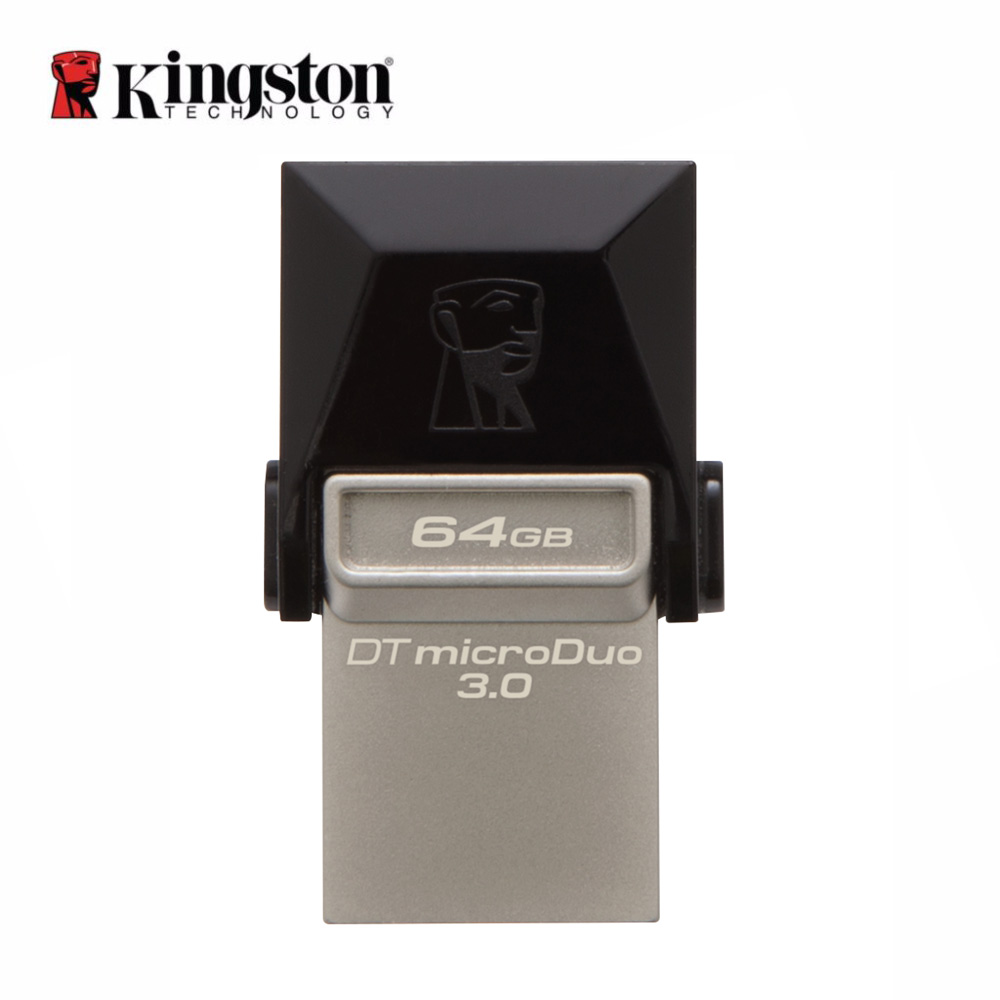 Kingston USB 3.0 pen drive Smartphone Micro Memory 16gb 32gb 64gb Portable Storage Stick microDuo OTG usb flash drive pendrive. 