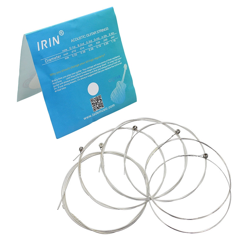 (New)IRIN A104 Acoutic Guitar tring Copper Alloy ilver Plated tring