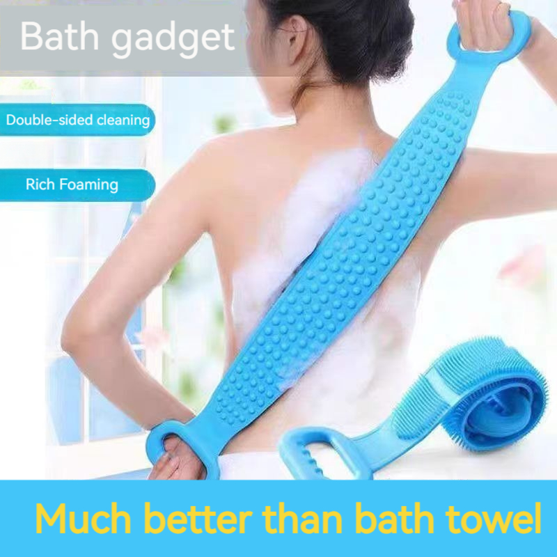 Back Scrubber Soft Loofah Bath Towel Bath Belt Body Exfoliating Massage For Shower Body Cleaning Bathroom Shower Strap