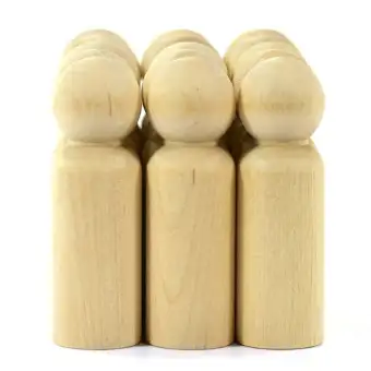 Lala 10 Pieces Wood Color Wood Boy Handmade Diy Wood Crafts Home