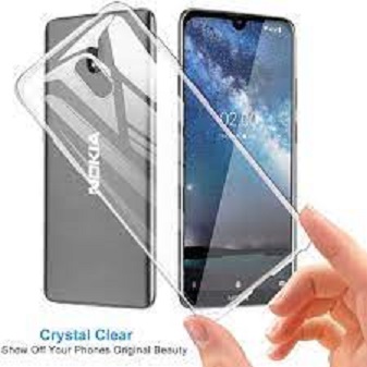 Nokia 1.3 Flexible Crystal Clear Transparent Soft TPU Back Case Cover. 