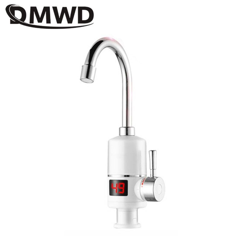 Instant Thankless Digital Electric Hot Water Tap for any Wall and Basin Mount with led Display. 