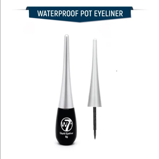 W7 Liquid Eyeliner Pot 8ml – Black