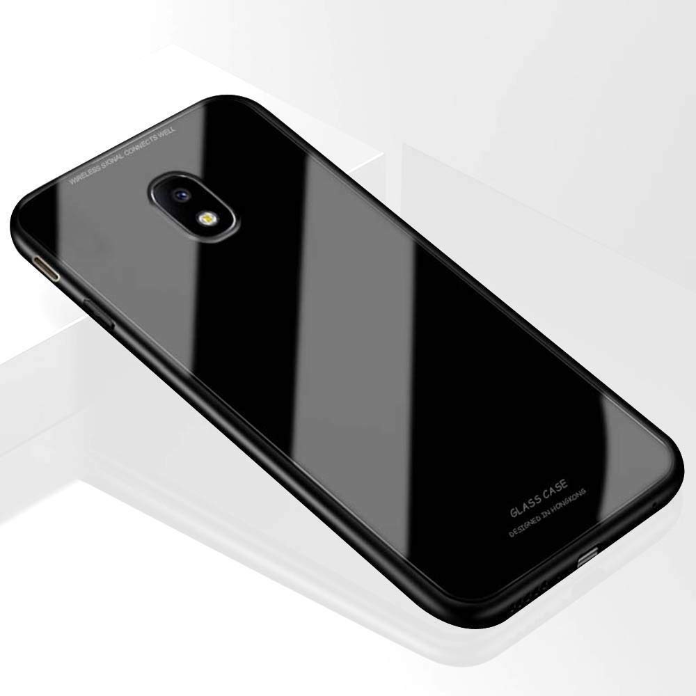 Samsung Galaxy J7 Pro - Back Cover Glass Case - Phone Back Cover - Camera (Back Case Cover For Smartphone). 