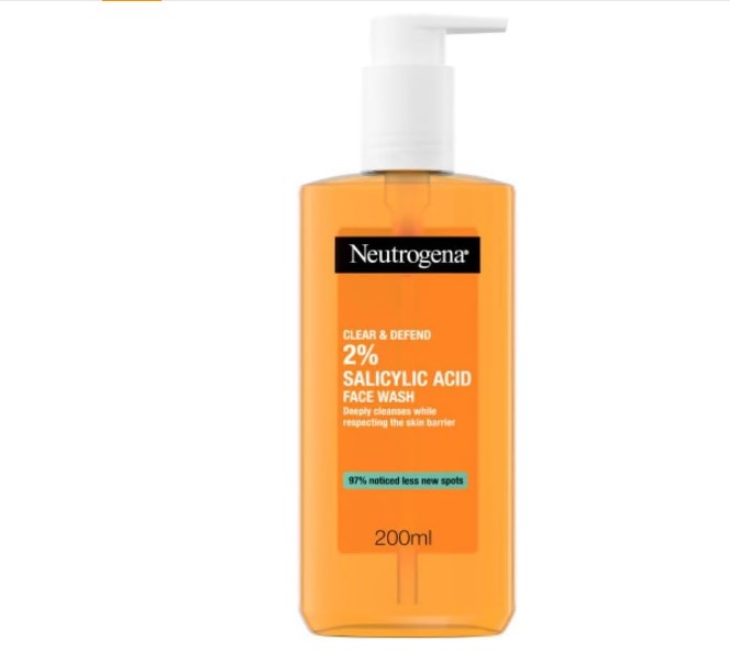 Neutrogena Tea Tree, Clear and Defend, 2 percent Salicylic Acid Face Wash, 200 ml