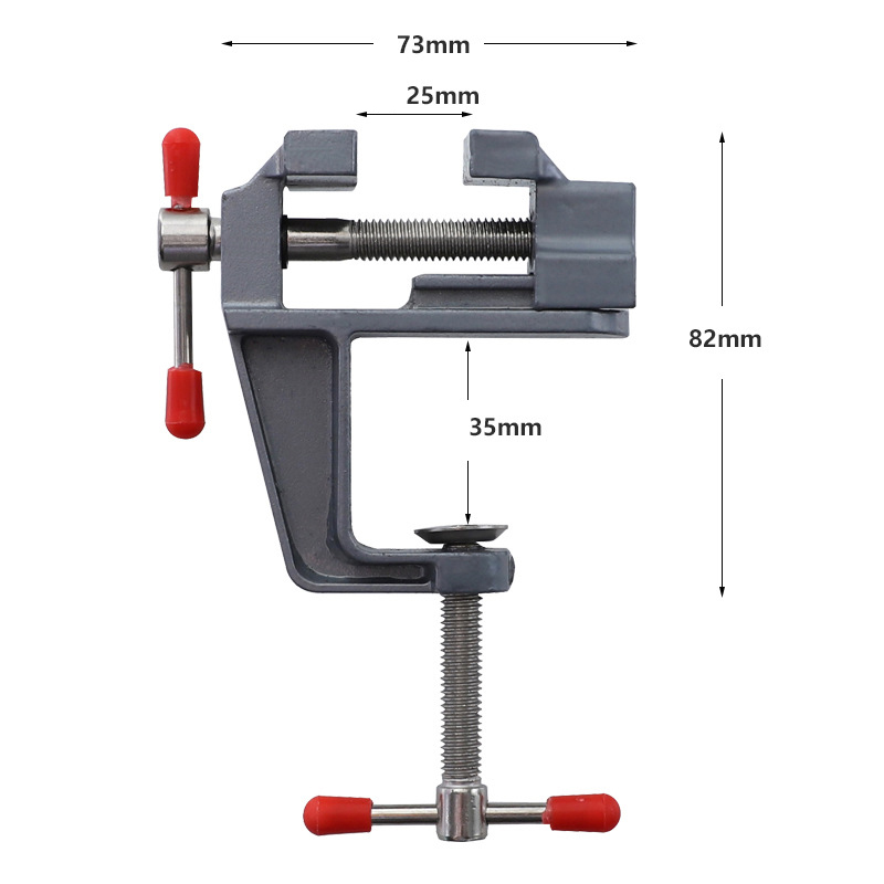 Durable Portable Mini Table Vise Clamp Small Vice for Small Work Hobby Jewelry Diy Craft Repair Tool Work Table Vise Tool. 
