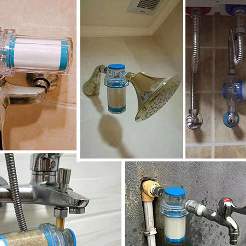 2 Set Water Filter Front Tap Water Purifier Mesh Strainer Water Pump Filter Irrigation High Flow Pipeline Filter, 142X113X55Mm & 121X88X52Mm. 
