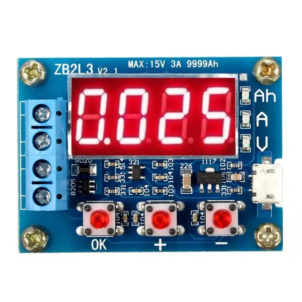 ZB2L3 Battery Capacity Checker / Analyzer. 
