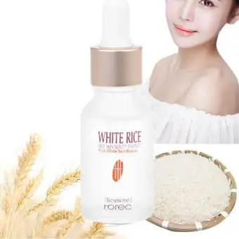 authentic rorec white rice serum