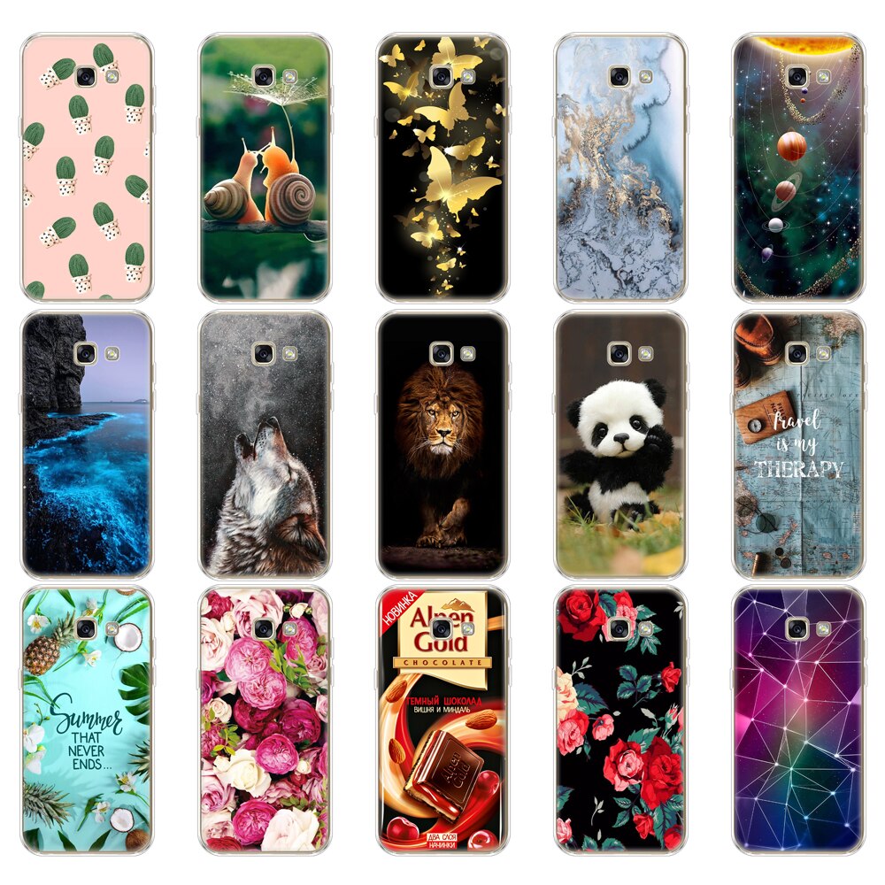 For Samsung Galaxy A3 2017 Case A320 A320F Silicon Soft TPU Back Phone Cover FOR Samsung A3 2017 Case Bumper Protective Coque. 