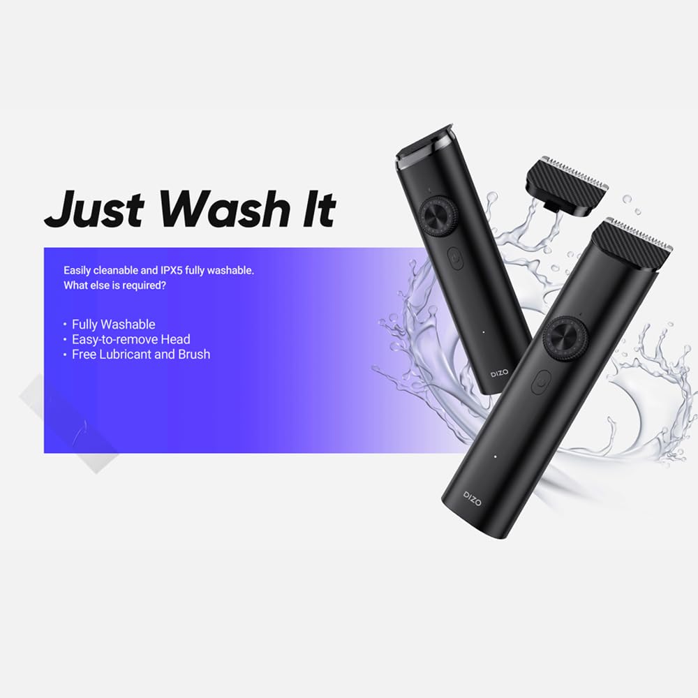 Realme Dizo Trimmer Neo for Men With High Precisioned Trimming USB Type-C Fast Charging 0.5mm Precision 20 Length Settings Up to 300 Min Run Time. 