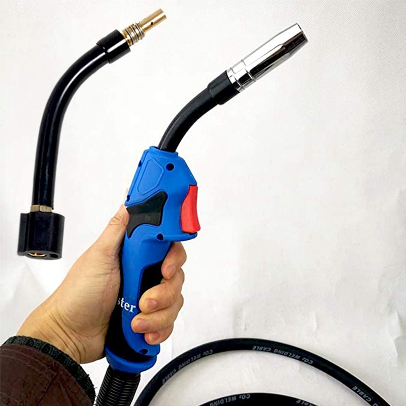 (New)11 PC MB15AK MIG Welder Conumable Acceory Welding Torch of Conical Nozzle Ga Nozzle Holder(0.6mm 0.8mm 1.0mm )