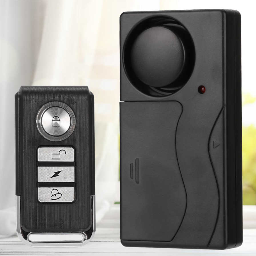 Wsdcam Bike Alarm Horn With Remote Loud 113dB Door And Window Alarm