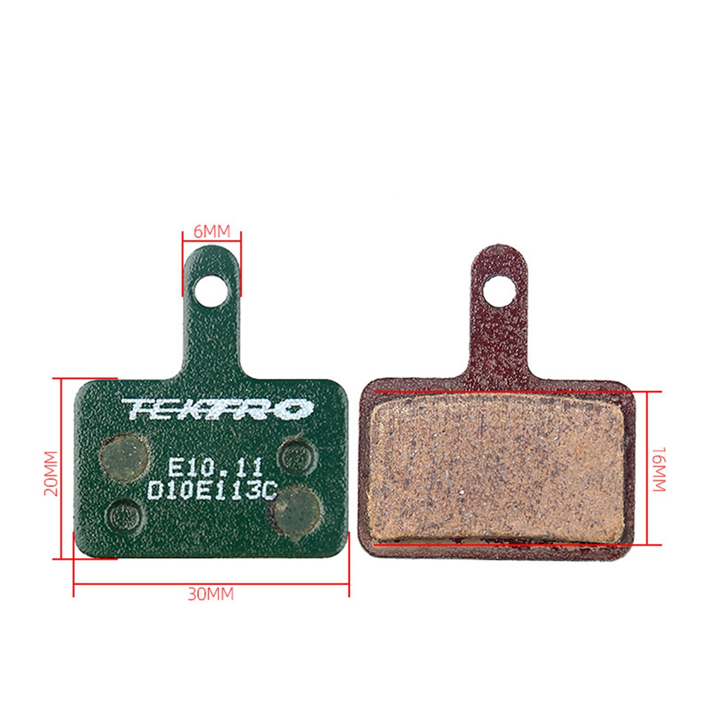 TEKTRO E10.11 MTB Bicycle Bike Cycling Disc Brake Pads Organic Compound Brake Pad for MT200/M355/M395/M415/M2 T. 