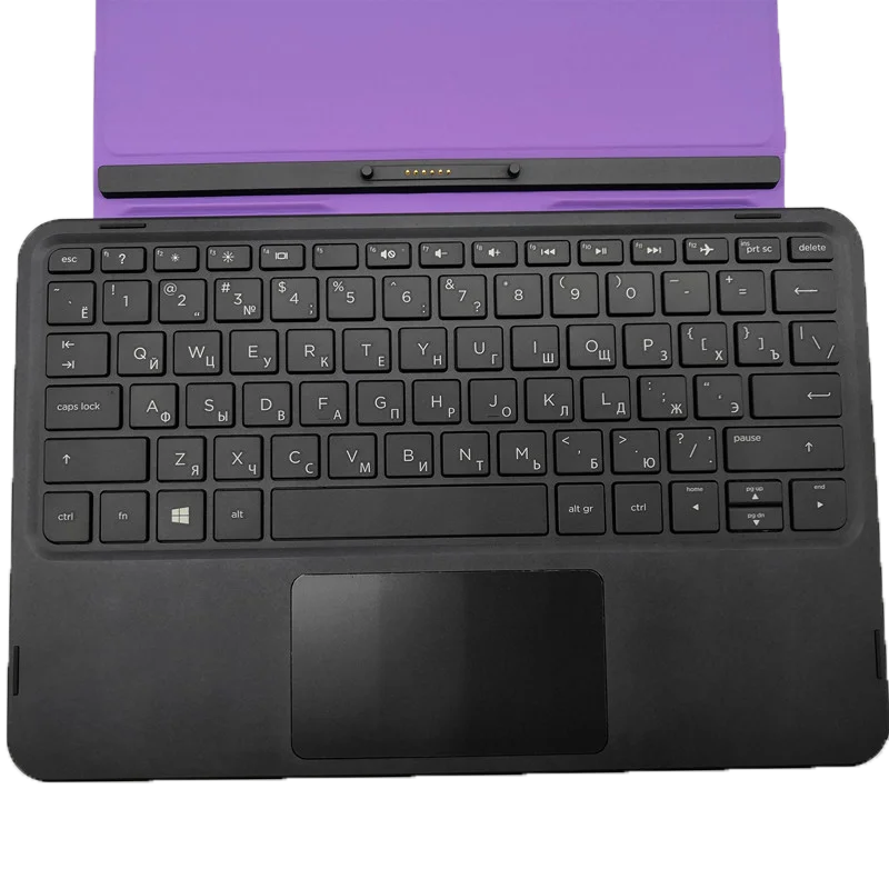 NEW Tablet US/RU Keyboard For HP Pavilion X2 10-J014TU/J013TU/J024TU/J025TU 10.1 Inch Laptop English Keyboard Base. 