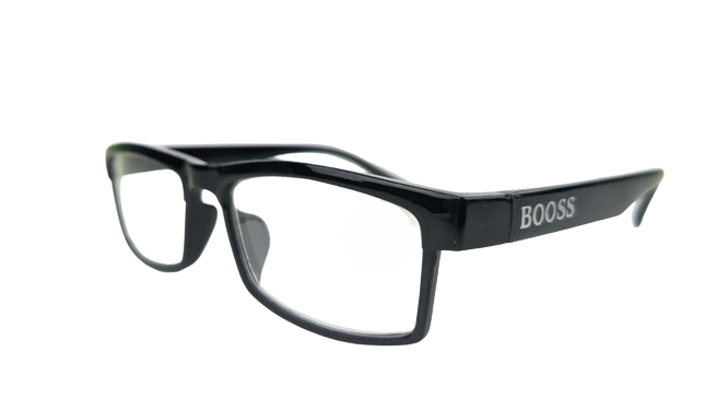 Clear eyeglasses with Minus Power -0.25 Negative Power Glasses For Mens & Womens UniFocal (Full Glass Power) Slim Light Weight Small Plastic Rectangular Frame Clear Lens Glasses .. 