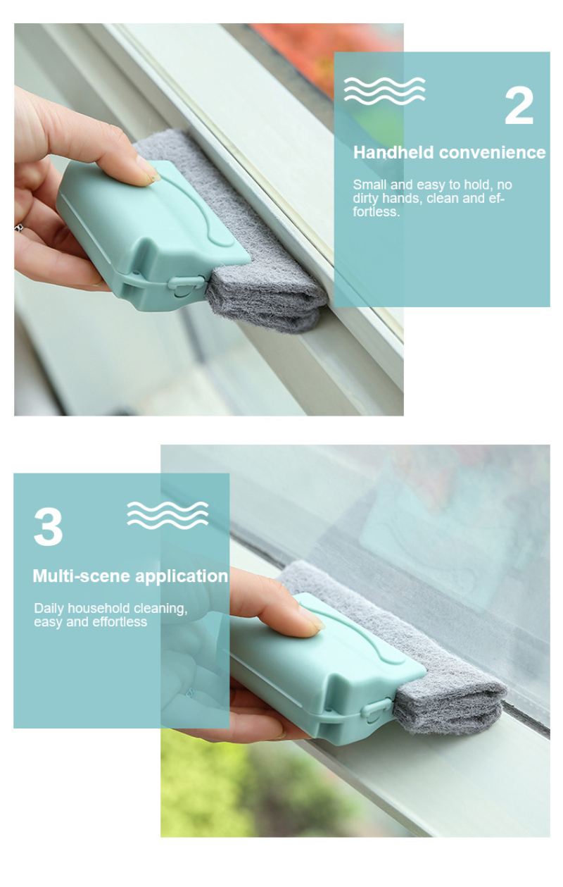 Magic Window Cleaning Brush Creative Window Groove Cleaning Cloth Windows  Slot Cleaner Brush Clean Window Slot Clean Tool | Daraz.com.bd
