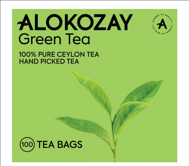 Alokozay Green Tea - 100 Tea Bags
