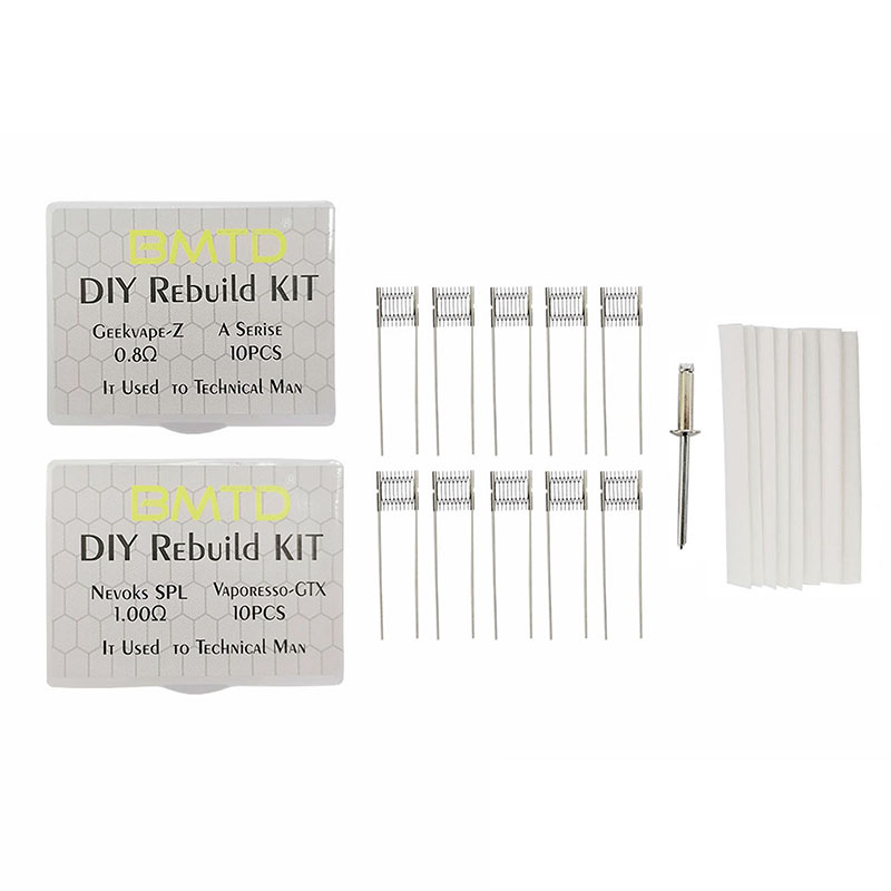 DIY Rebuilt Kit 0.8Ω 1.0Ω Replacement Coil for GEEKvape-Z/vaperesso-gtx Mesh Coil