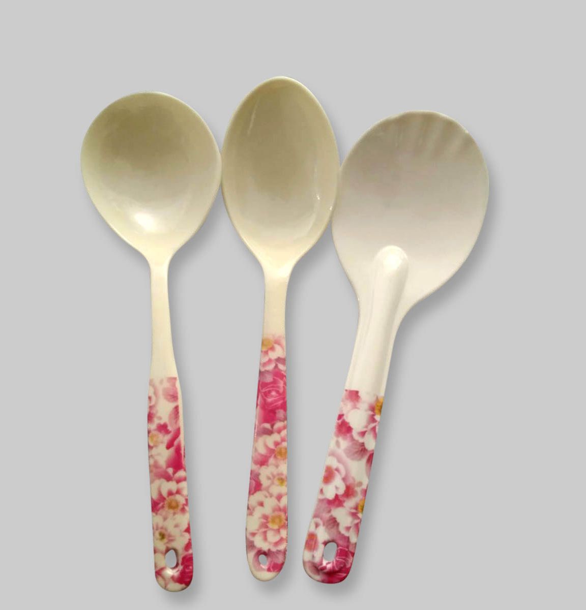 6 Pieces High Quality Melamine Spoon Set (Size-10.5inch) for kitchen and dining.