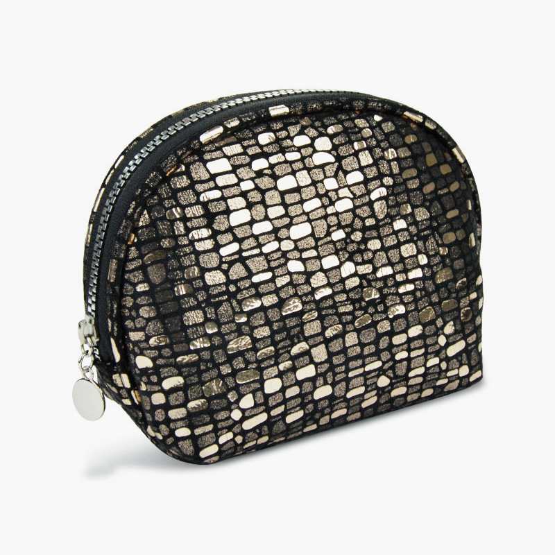 Factory wholesale pearlescent sequins high-grade cosmetic bag pvc cool shiny three-piece nightclub clutch