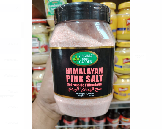 Virginia Green Garden Himalayan Pink Salt- 800 gm(uae)
