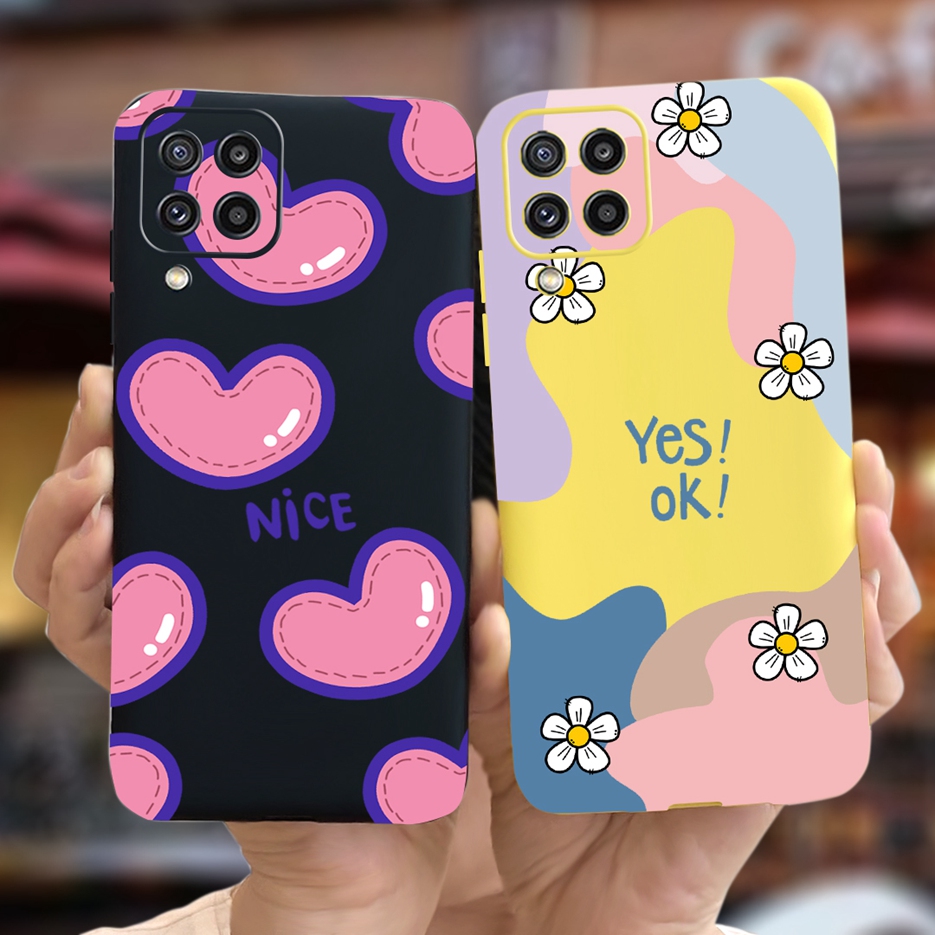 For Samsung Galaxy M32 Case SM-M325F 6.4'' Stylish Art Painted Cover Soft TPU Phone Case For Samsung M32 M 32 GalaxyM32 4G Coque. 