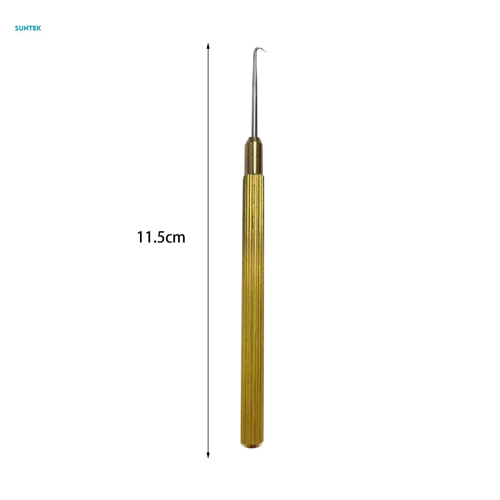 Tennis Racket Stringing Tool, Pull Hook Strong Easy to Use Threading Hook Non Racket String. 