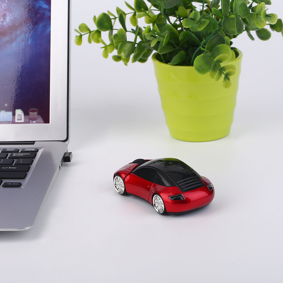 【FUPANG】Creative 2.4Ghz Wireless Car Shape Mouse Optical Mouse. 