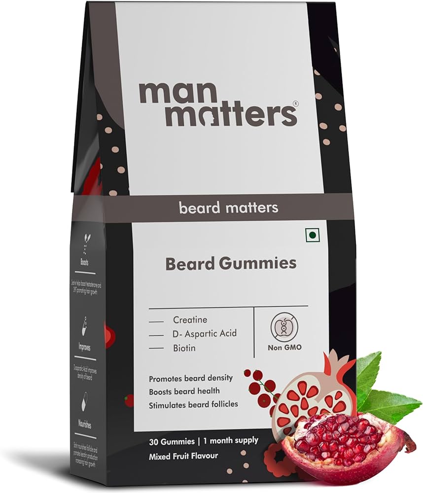 Man Matters Beard Gummies for Men-30 Gummies