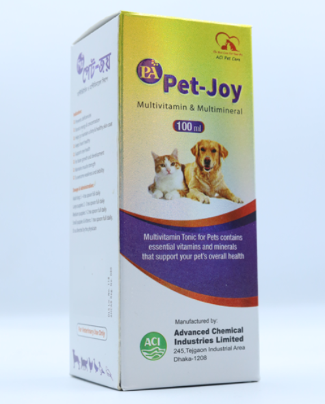 PA Pet Joy Multivitamin Suryp For Cats, Dog And Rabbit 100ml