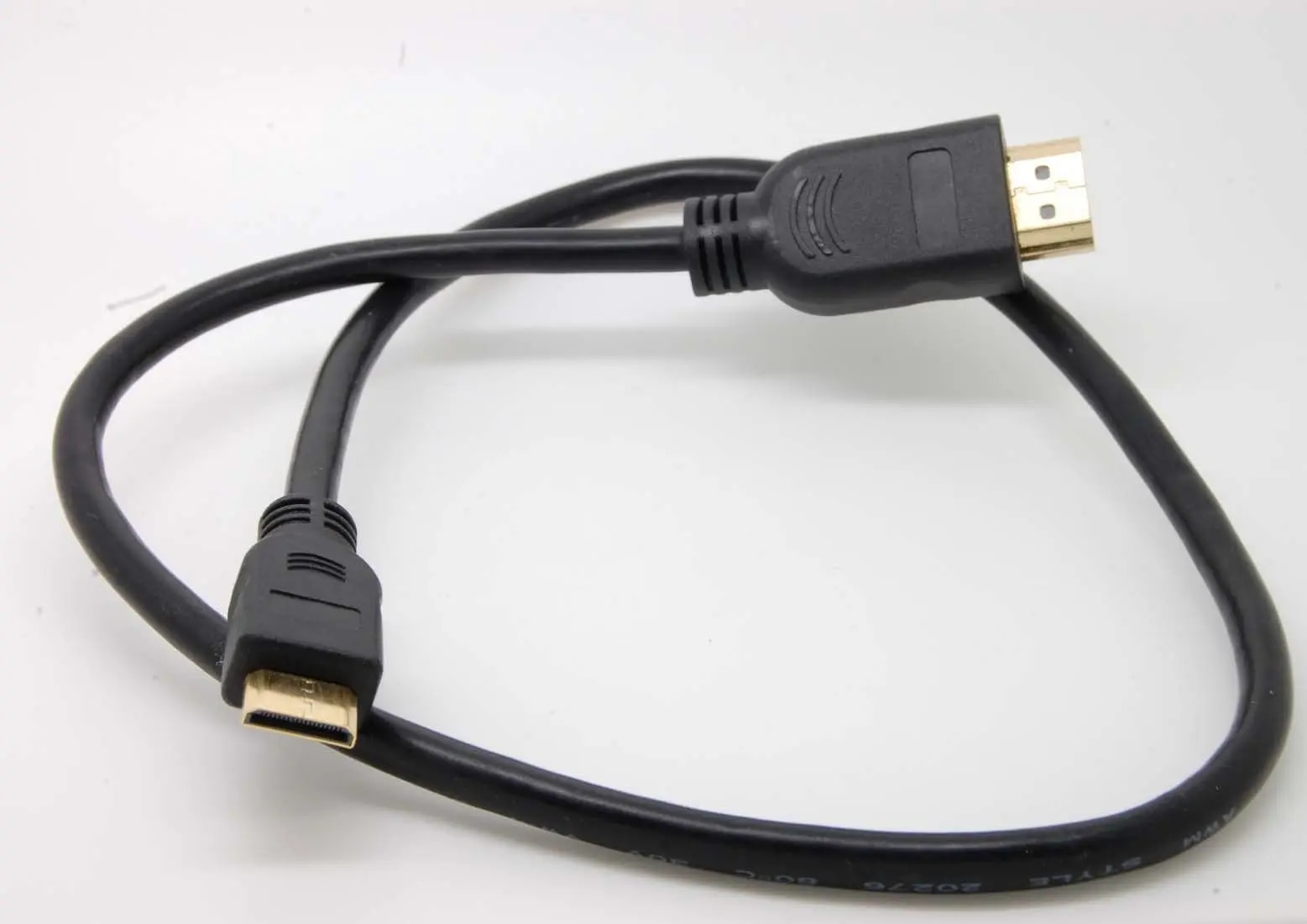 0.5m 1.5 Ft Short Mini HDMI Type C to HDMIType A Cable adapter For HDTV Camera new. 