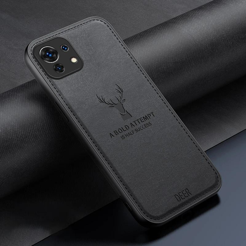 for Xiaomi 11 Lite 5G NE Case Luxury Fabric Deer Cloth Soft Edge Cute Cover Xiaomi11Lite5GNE 2109119DG 2107119DC 2109119DI